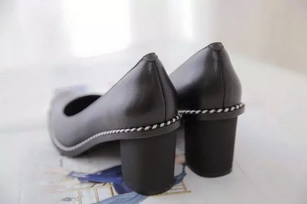 CHANEL Shallow mouth Block heel Shoes Women--004
